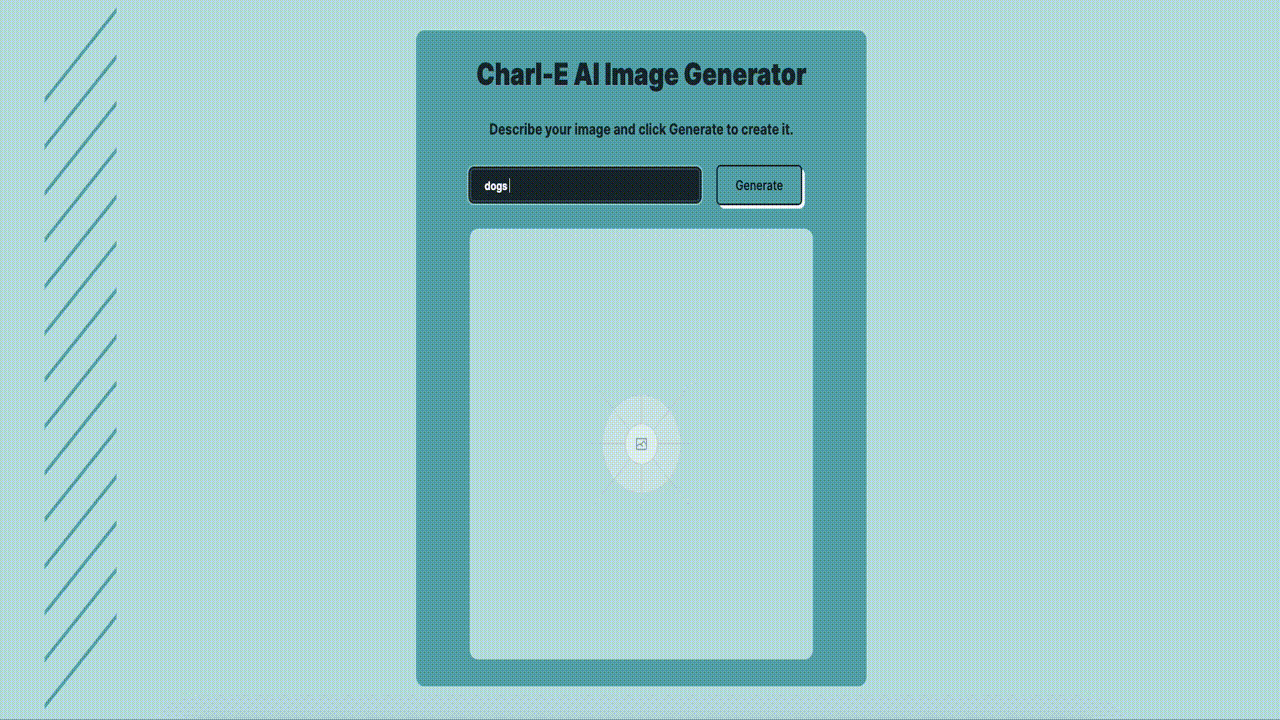 Github charlesae image generator ai image generator