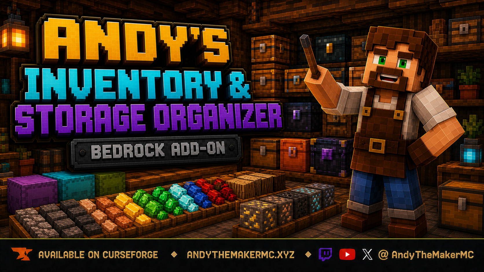 Andy's Inventory & Storage Organizer