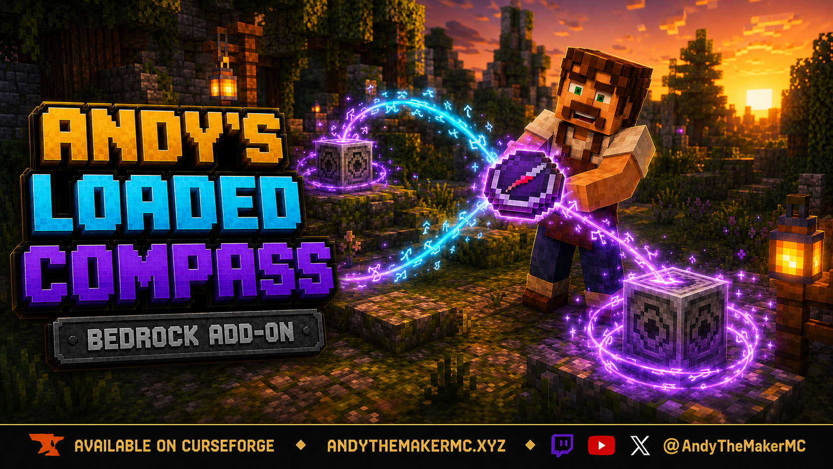Andy's Loaded Compass — one compass bound to multiple lodestones