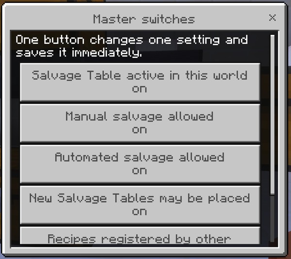The Master switches group
