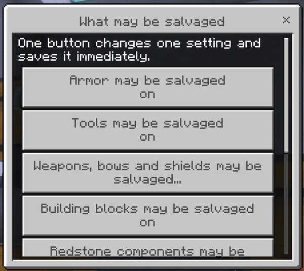 The eight category switches