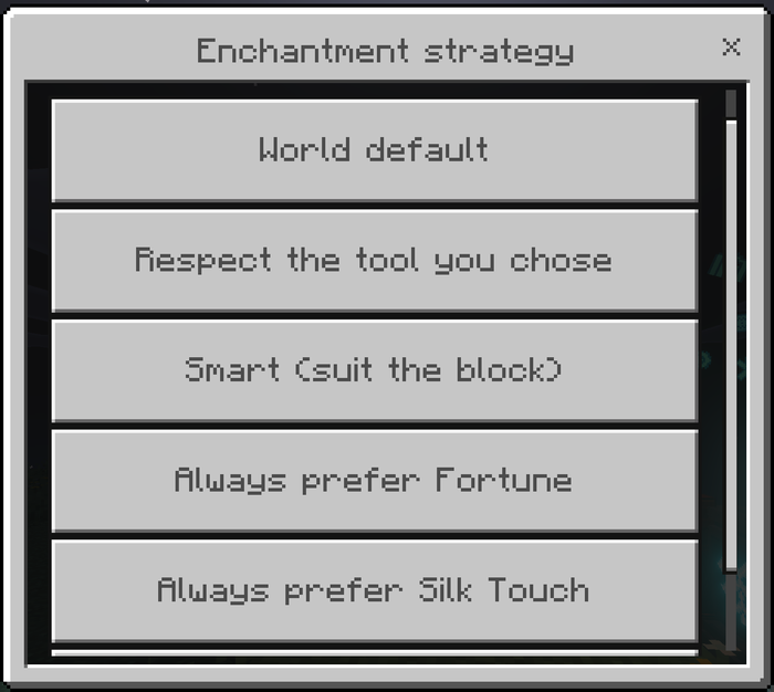 Choosing an enchantment strategy