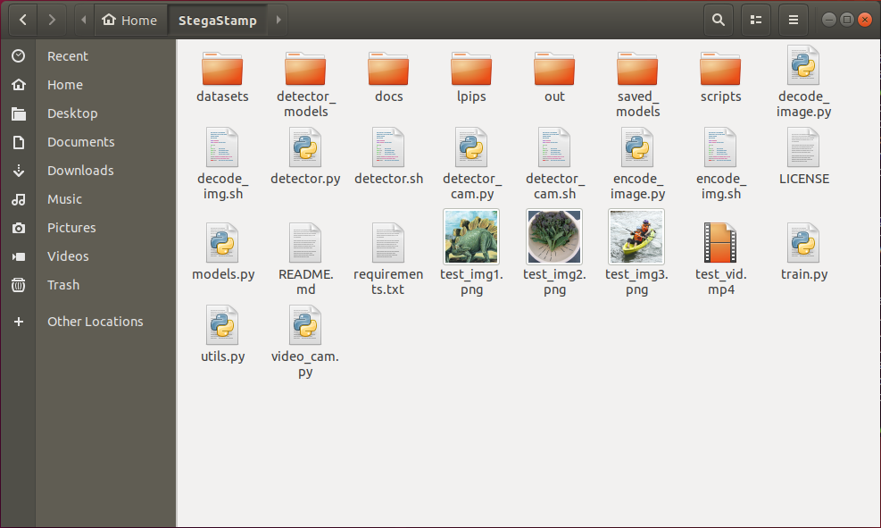 Folders in Ubuntu