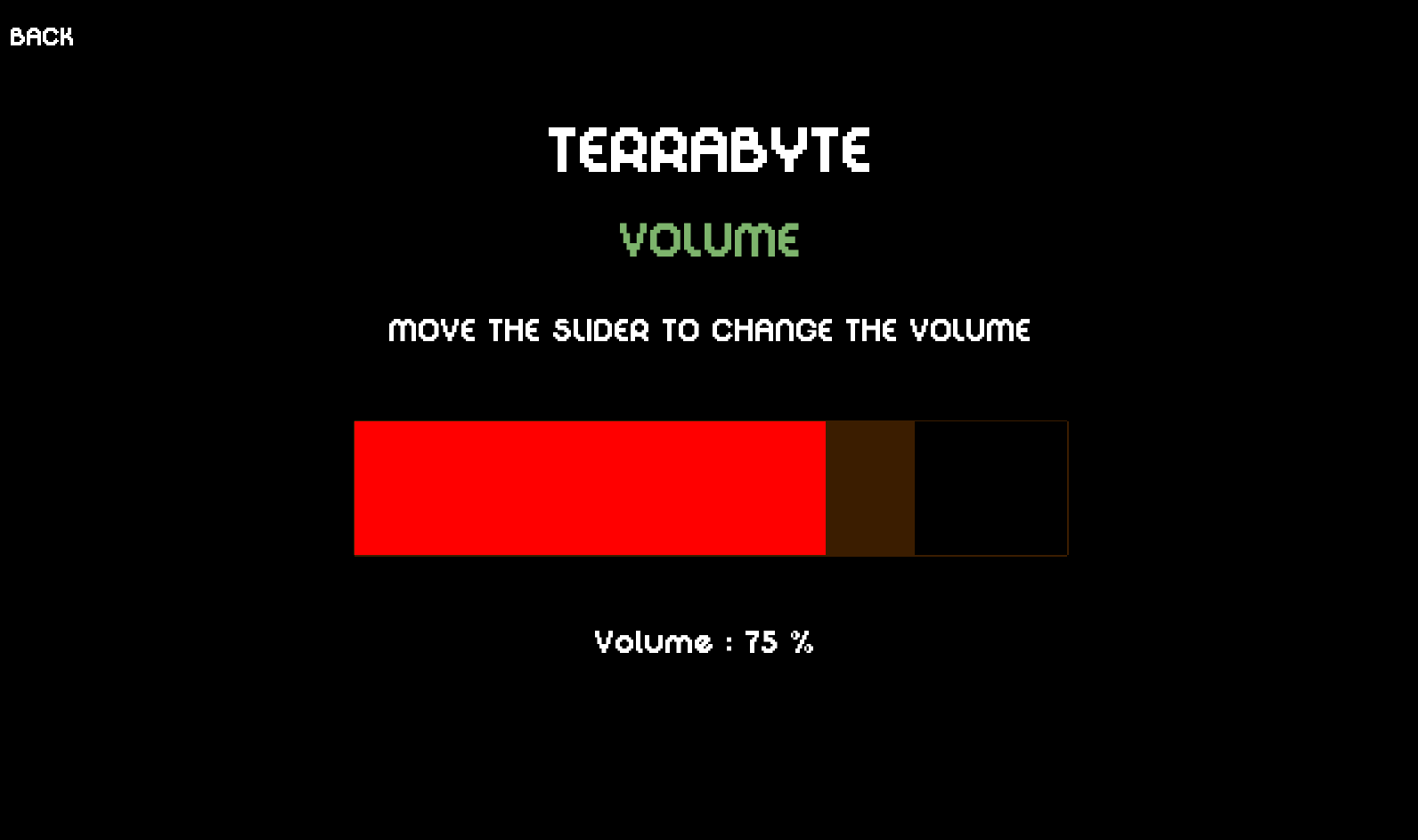 Volume Settings