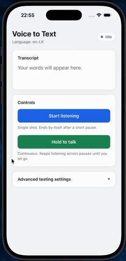 iOS demo 1