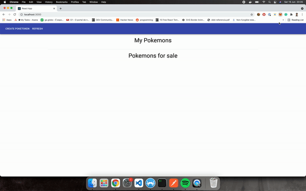 Creating pokemons demo