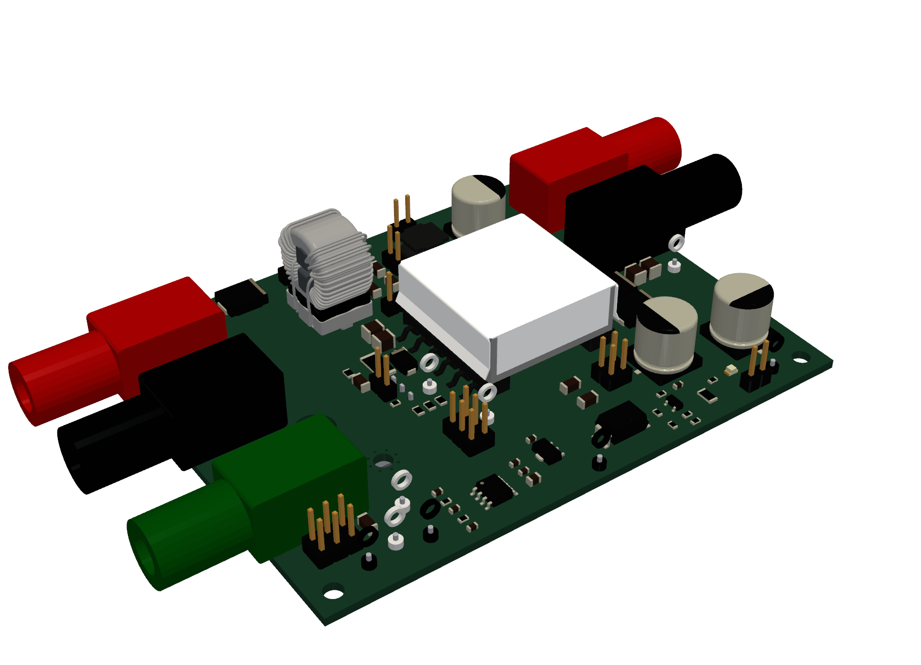 EMC demonstration flyback, 3D view