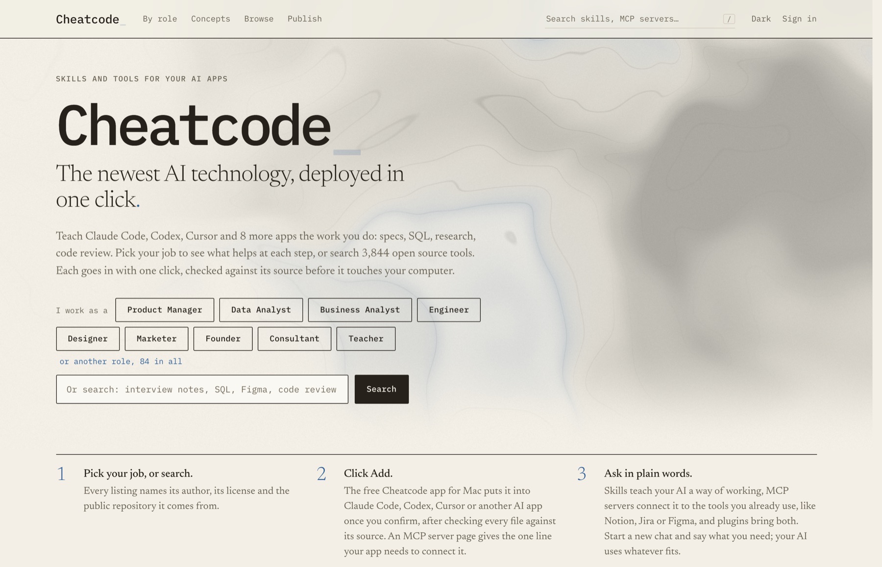 Cheatcode_ home page