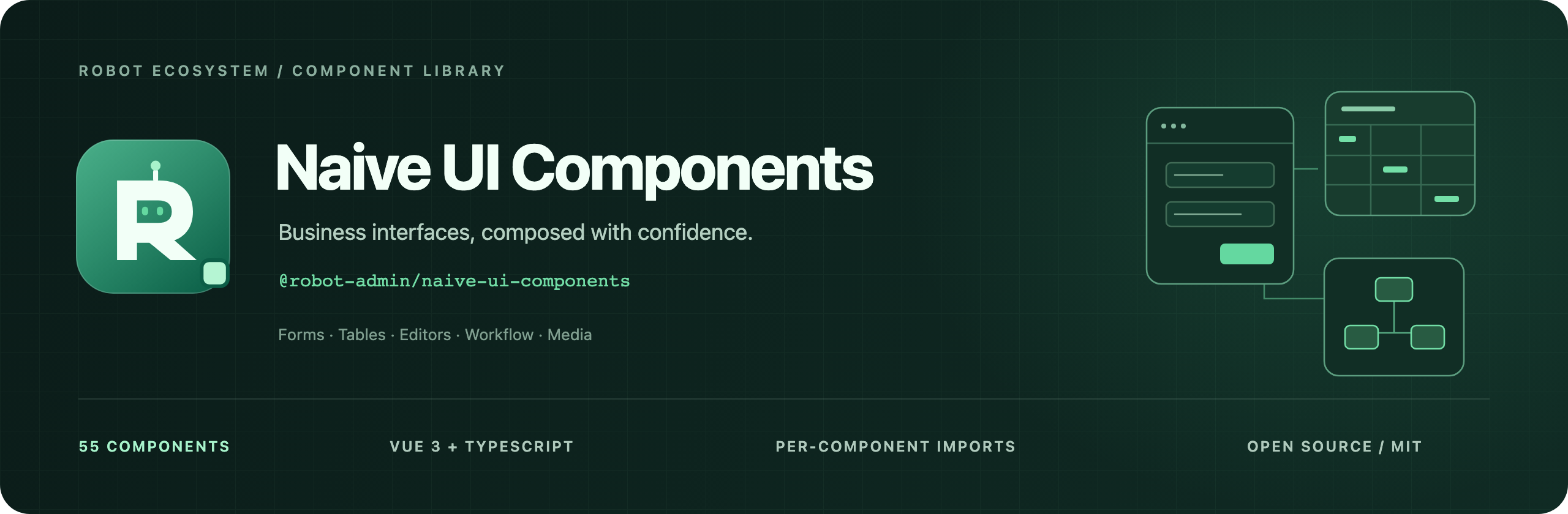 Naive UI Components — Robot 生态的 Vue 3 业务组件库