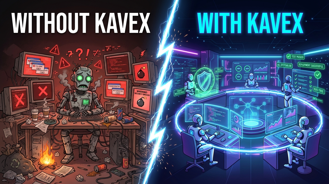 Without Kavex vs With Kavex