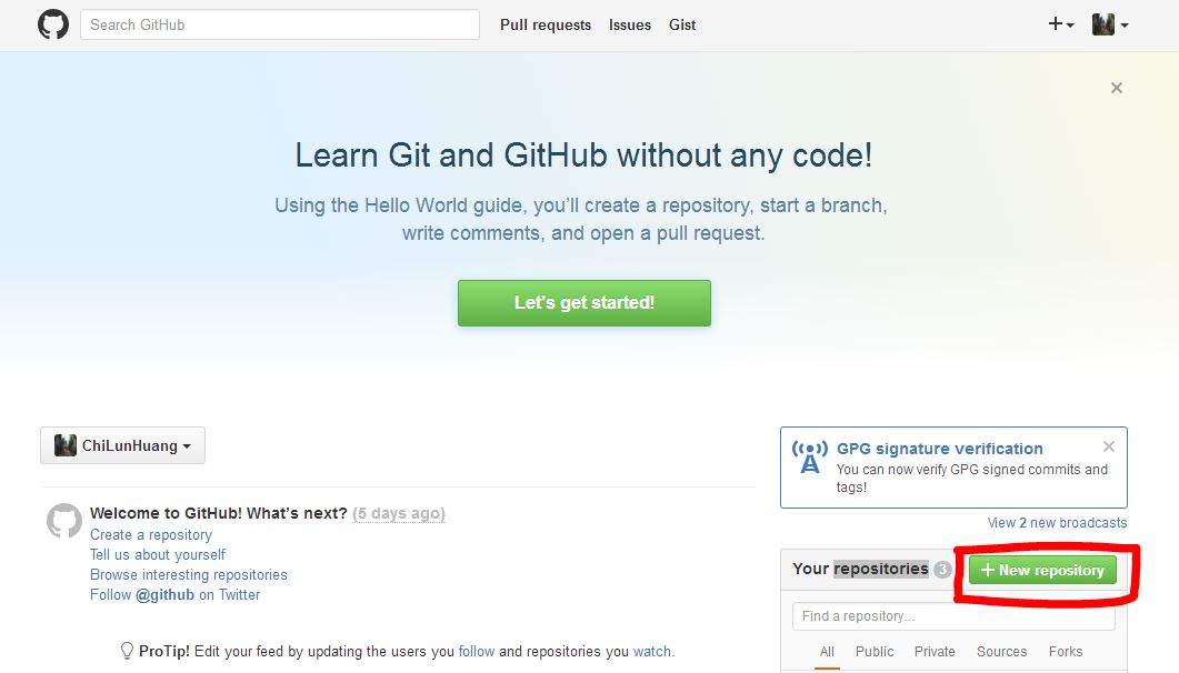 GitHub - ChiLunHuang/Github-Introduction: This repository is for Github ...