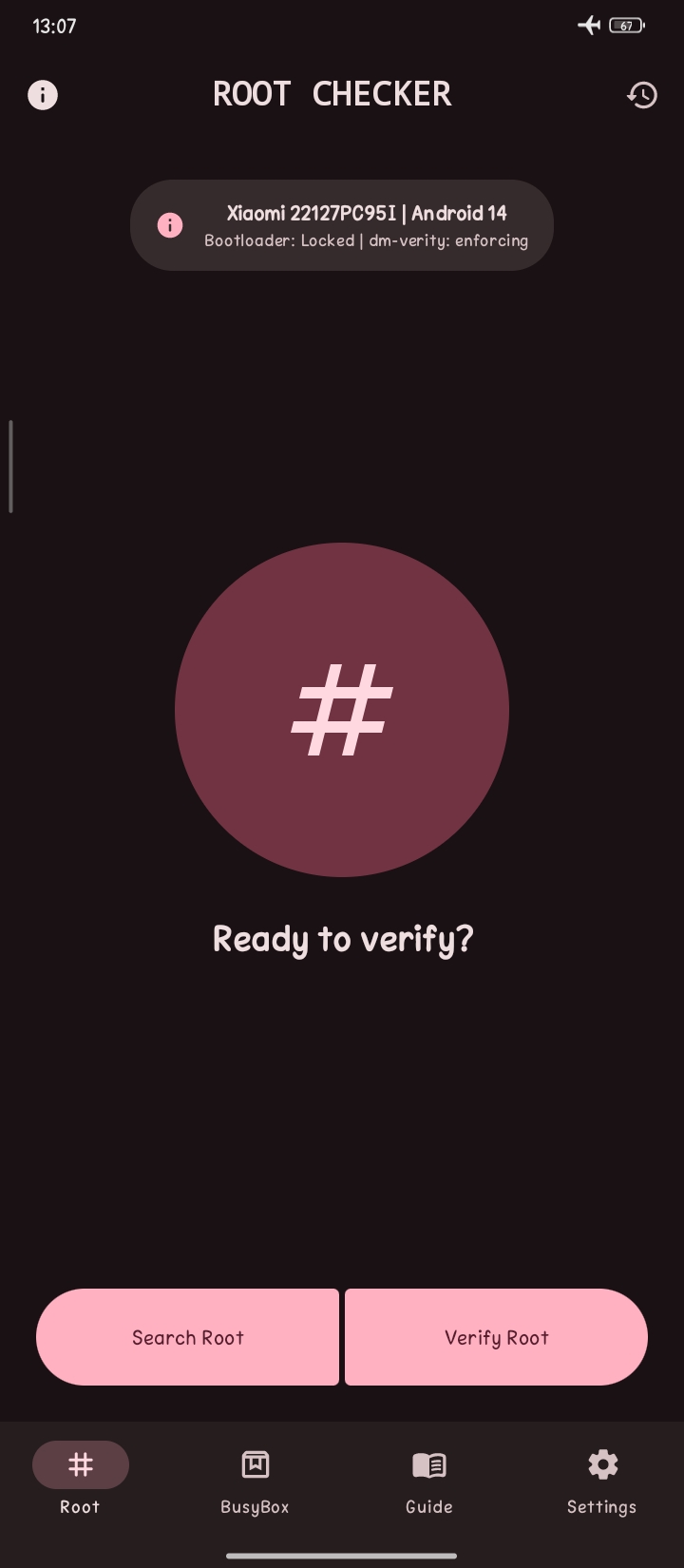 Screenshot 1 of FOSS Root Checker — opens full size