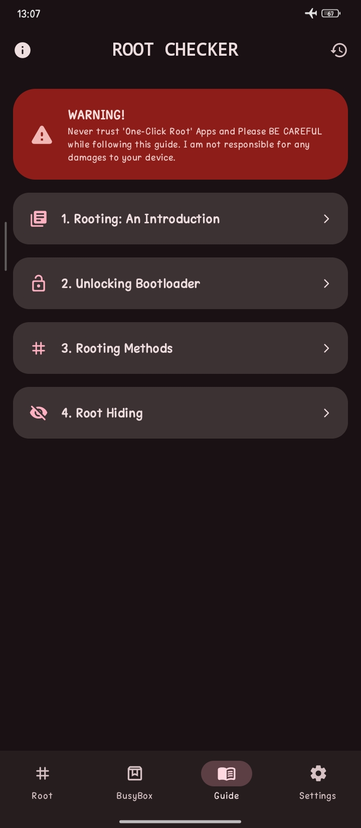 Screenshot 3 of FOSS Root Checker — opens full size