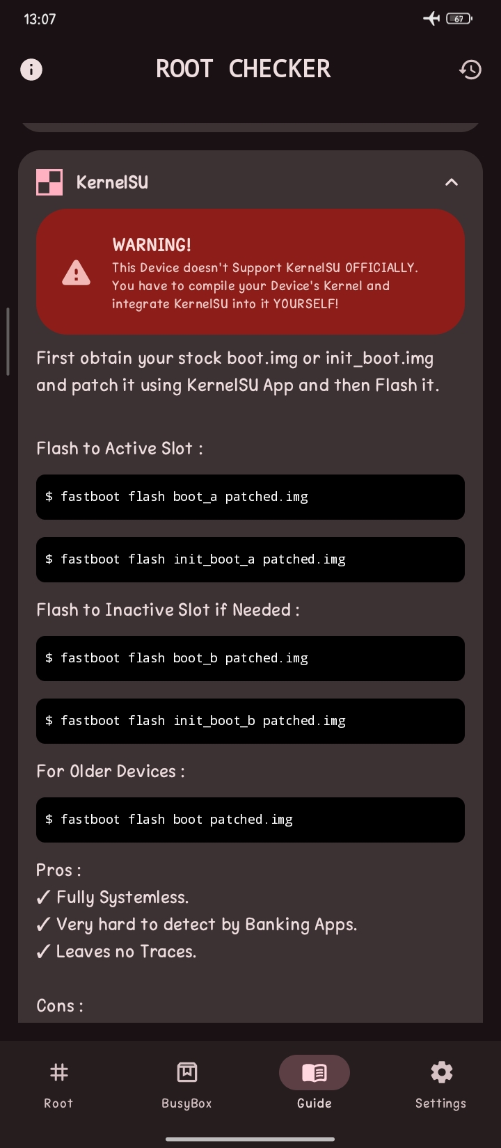 Screenshot 4 of FOSS Root Checker — opens full size