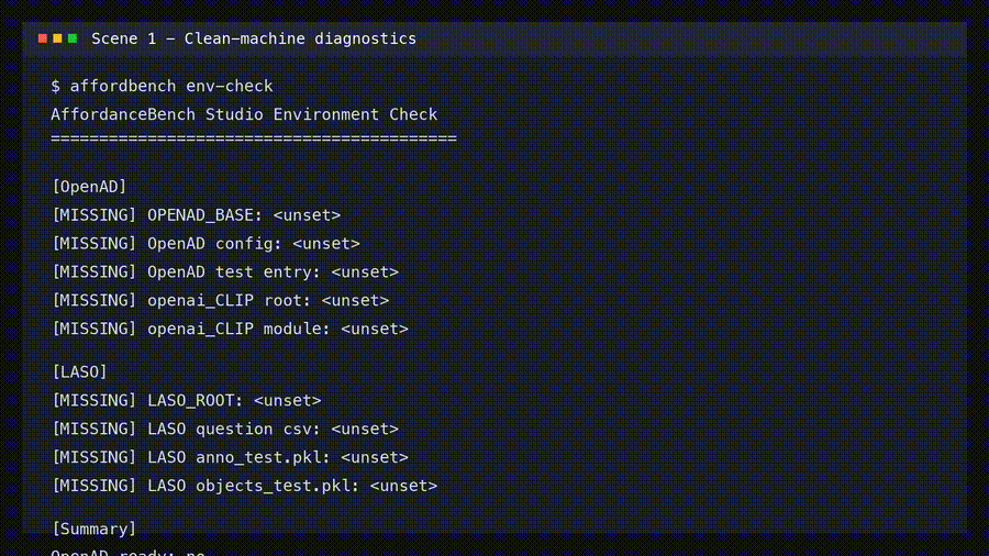Simulation-first reviewer demo