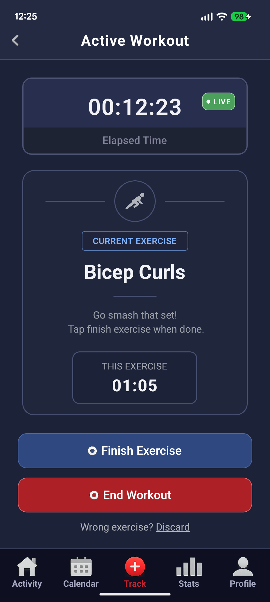 Live Workout