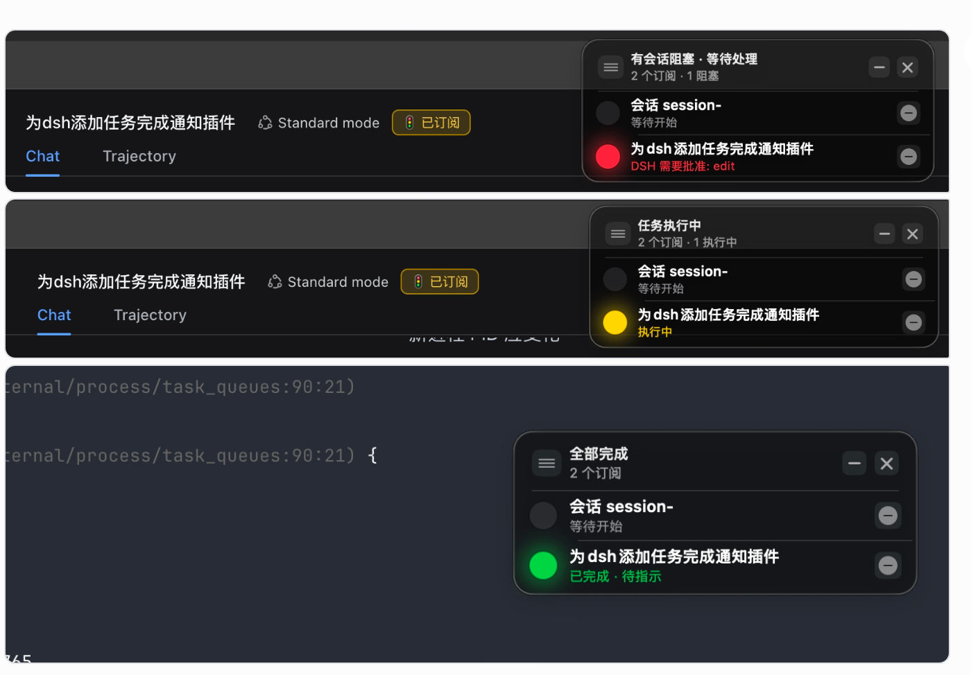红绿灯三种状态