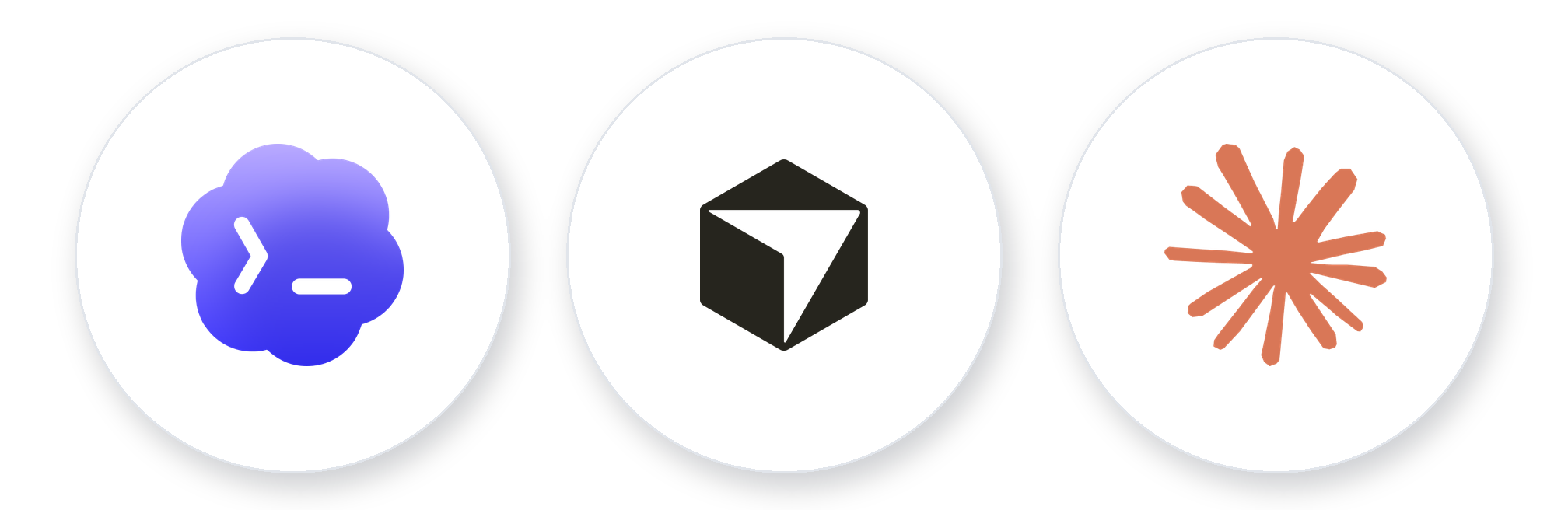 Codex, Cursor, and Claude Code logo strip