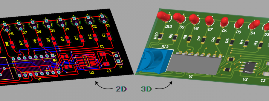 PCB 2D-3D View