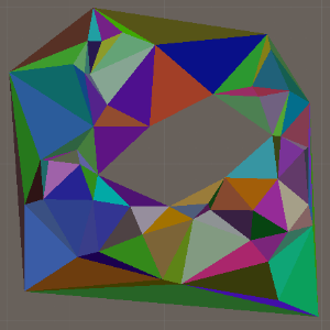 Triangulation Delaunay constrained