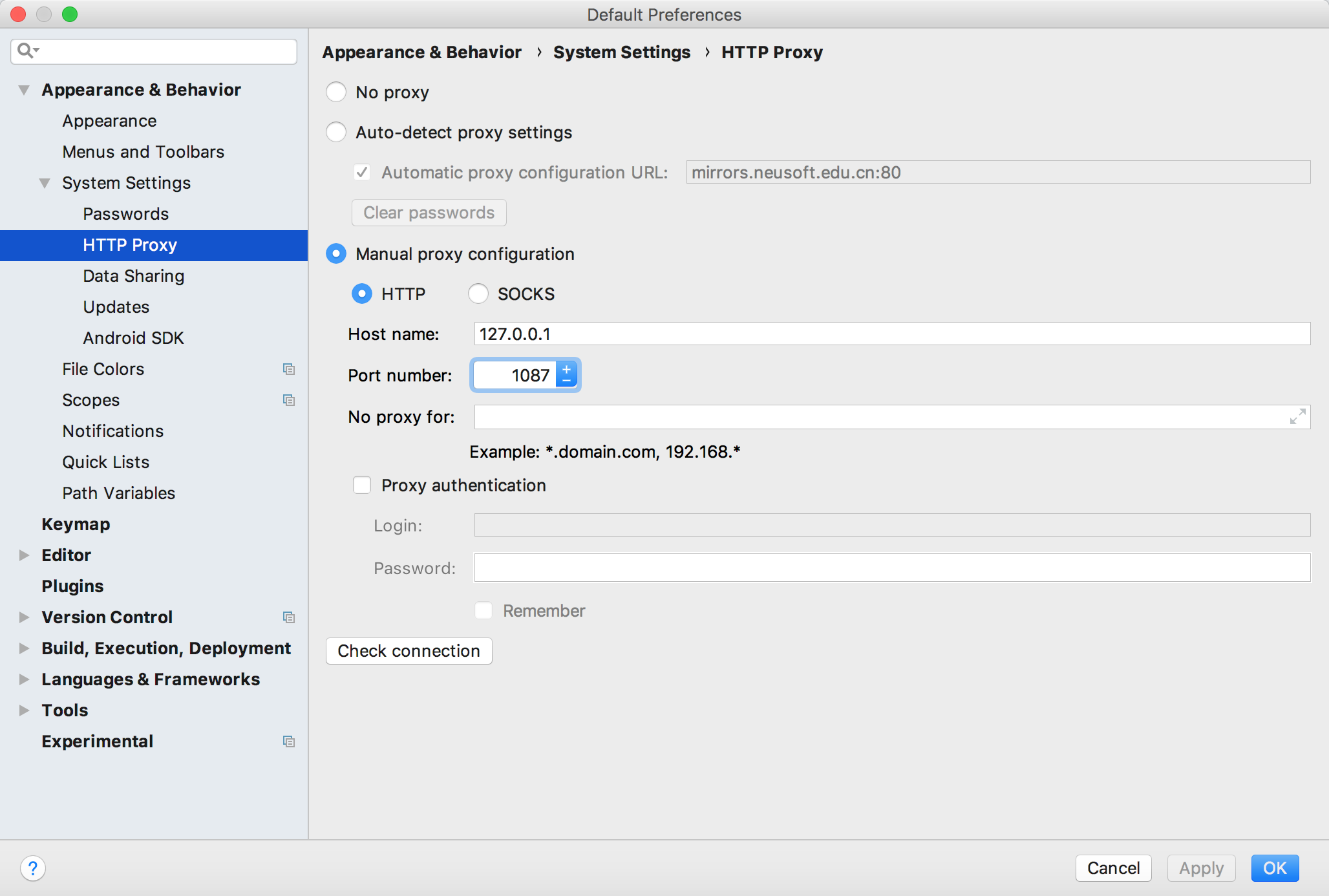 android-studio-preferences-http