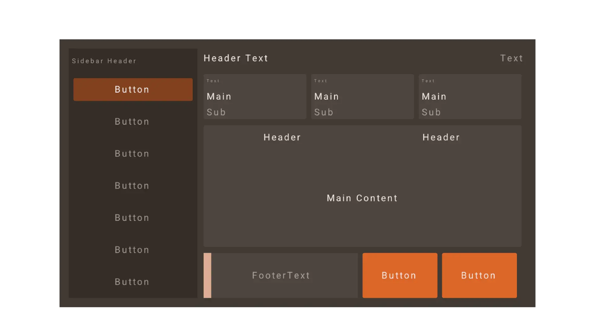 Screenshot example of UI made with odin-rlay