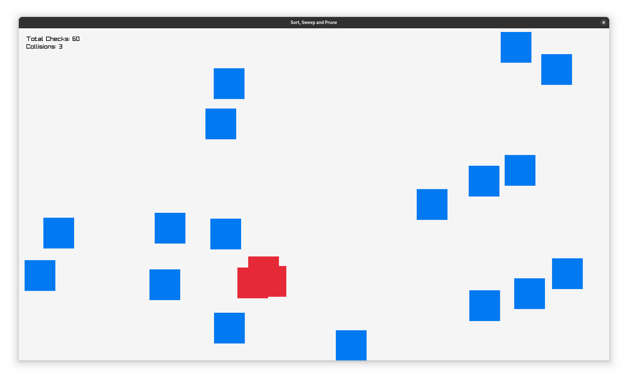 Screenshot of the path made with JPS