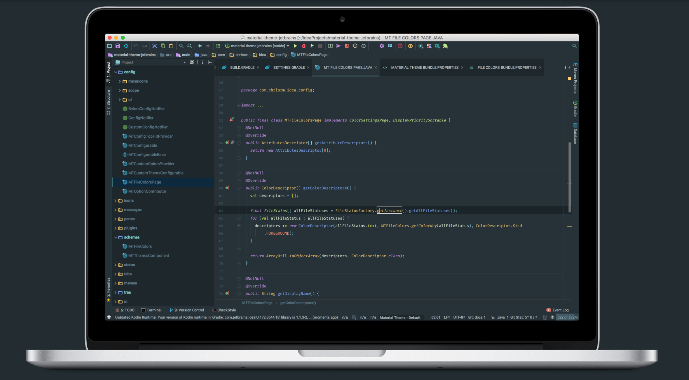 Material Theme UI - IntelliJ IDEs Theme | Marketplace