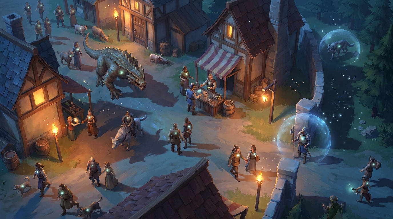 Living-world AI agents