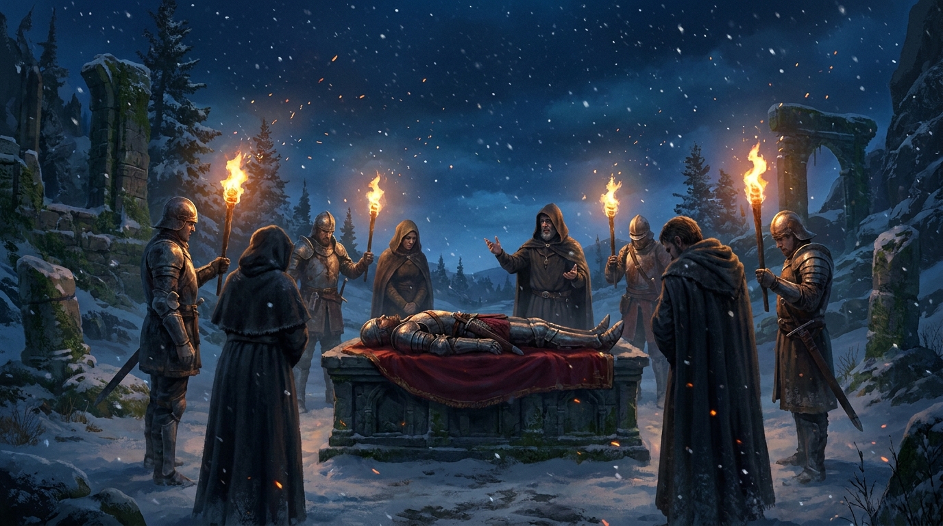 A funeral