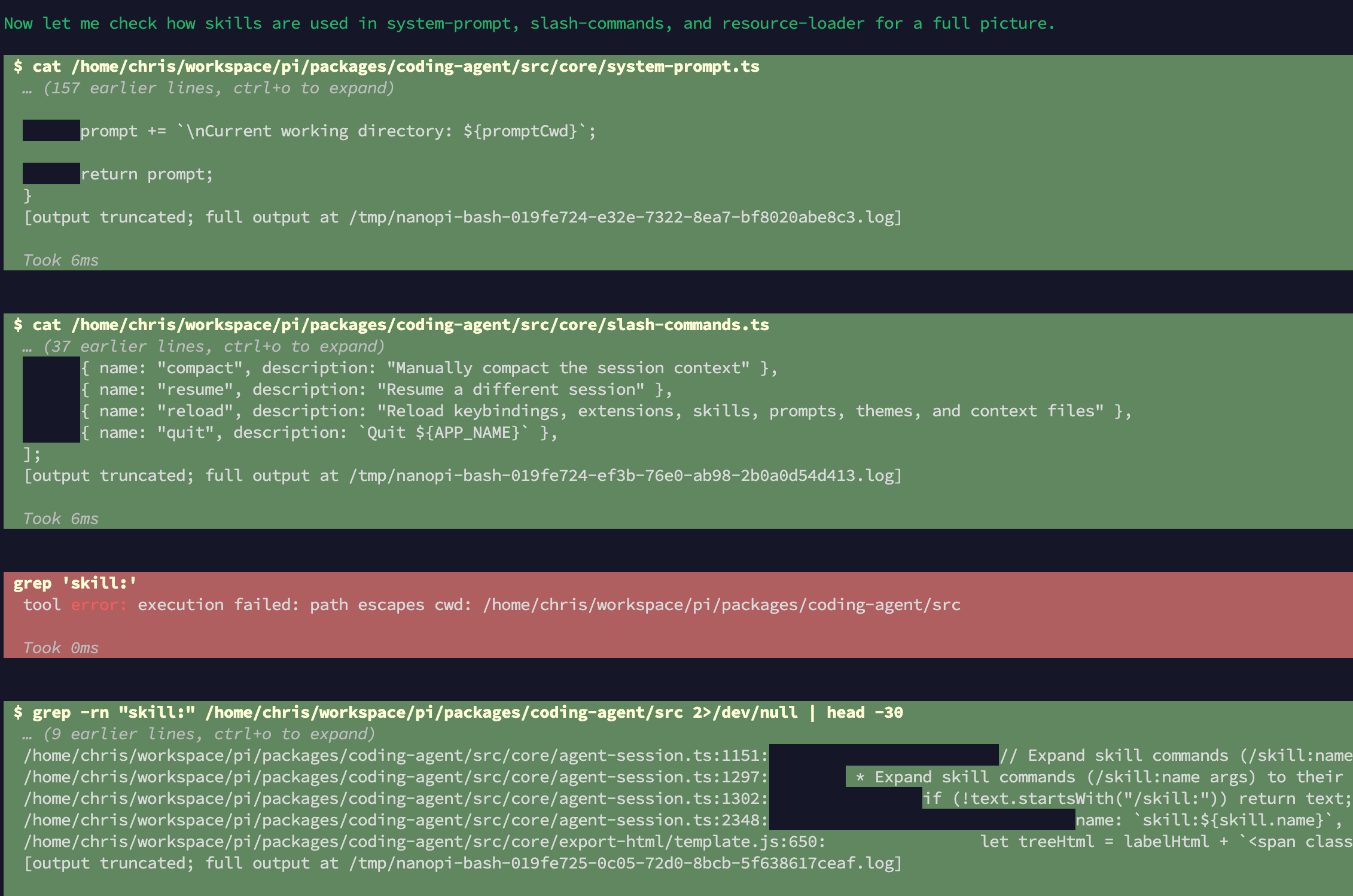 nanopi TUI screenshot