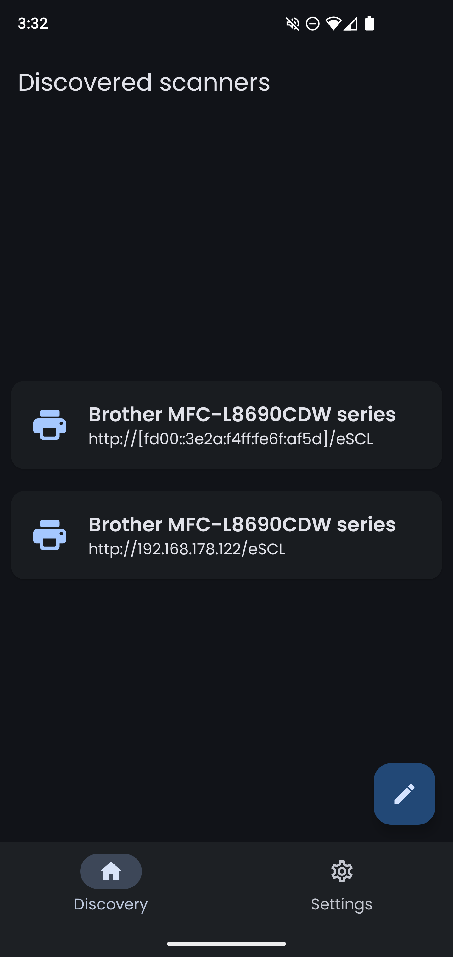 Discover scanners in your network