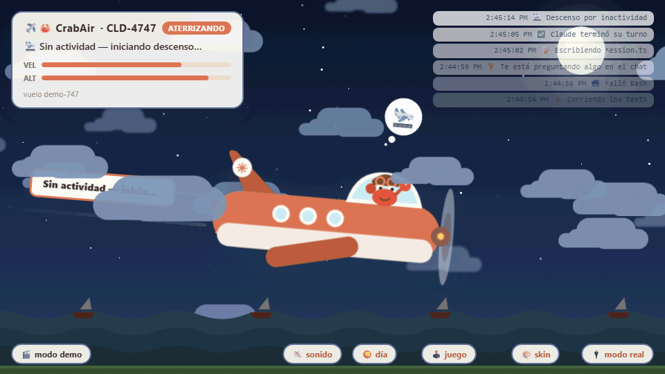 Night landing
