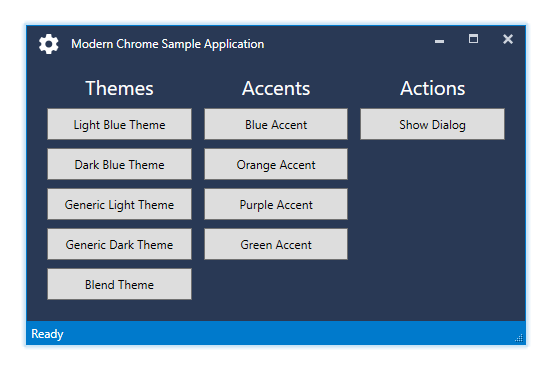 Dark Blue Theme