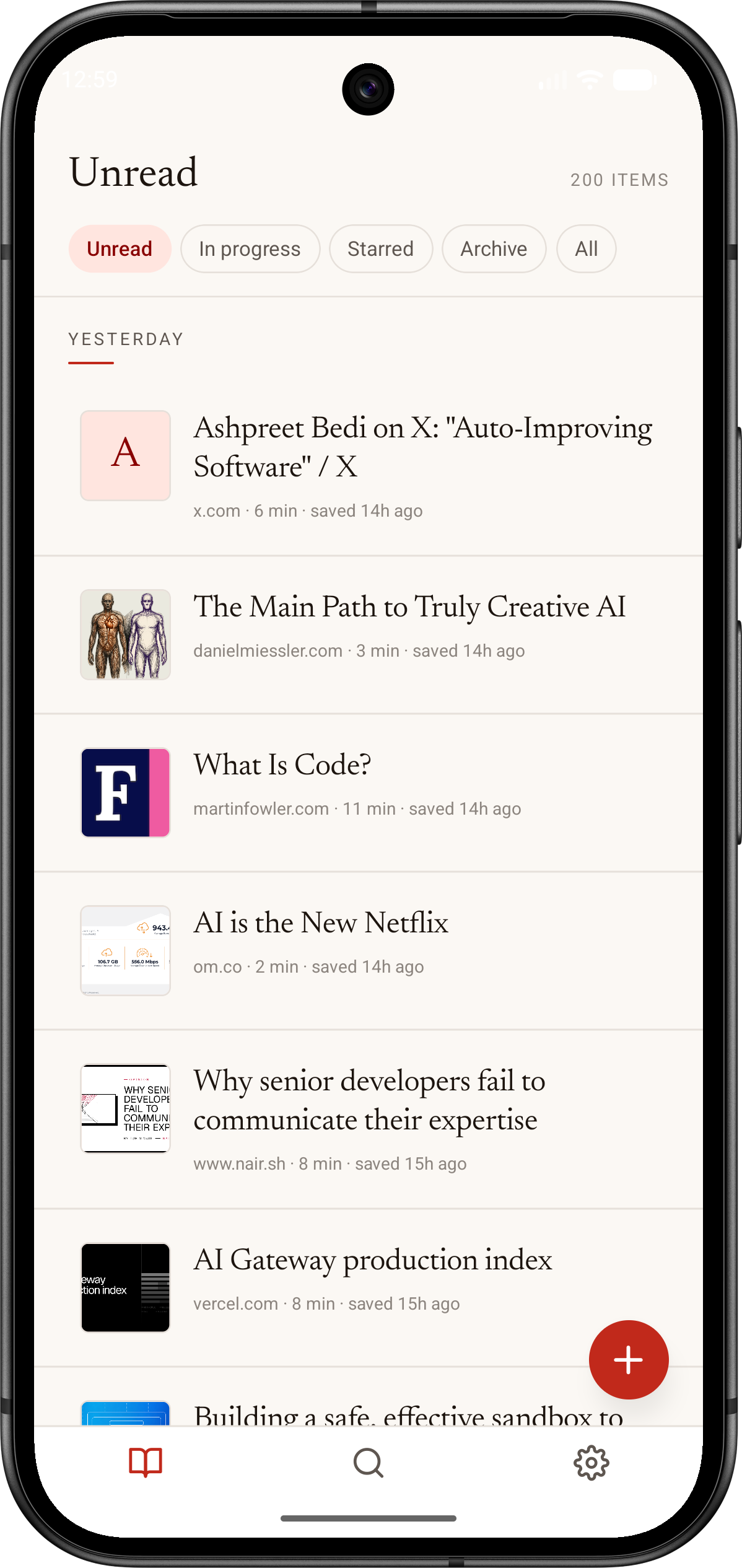 Pilcrow library on Android
