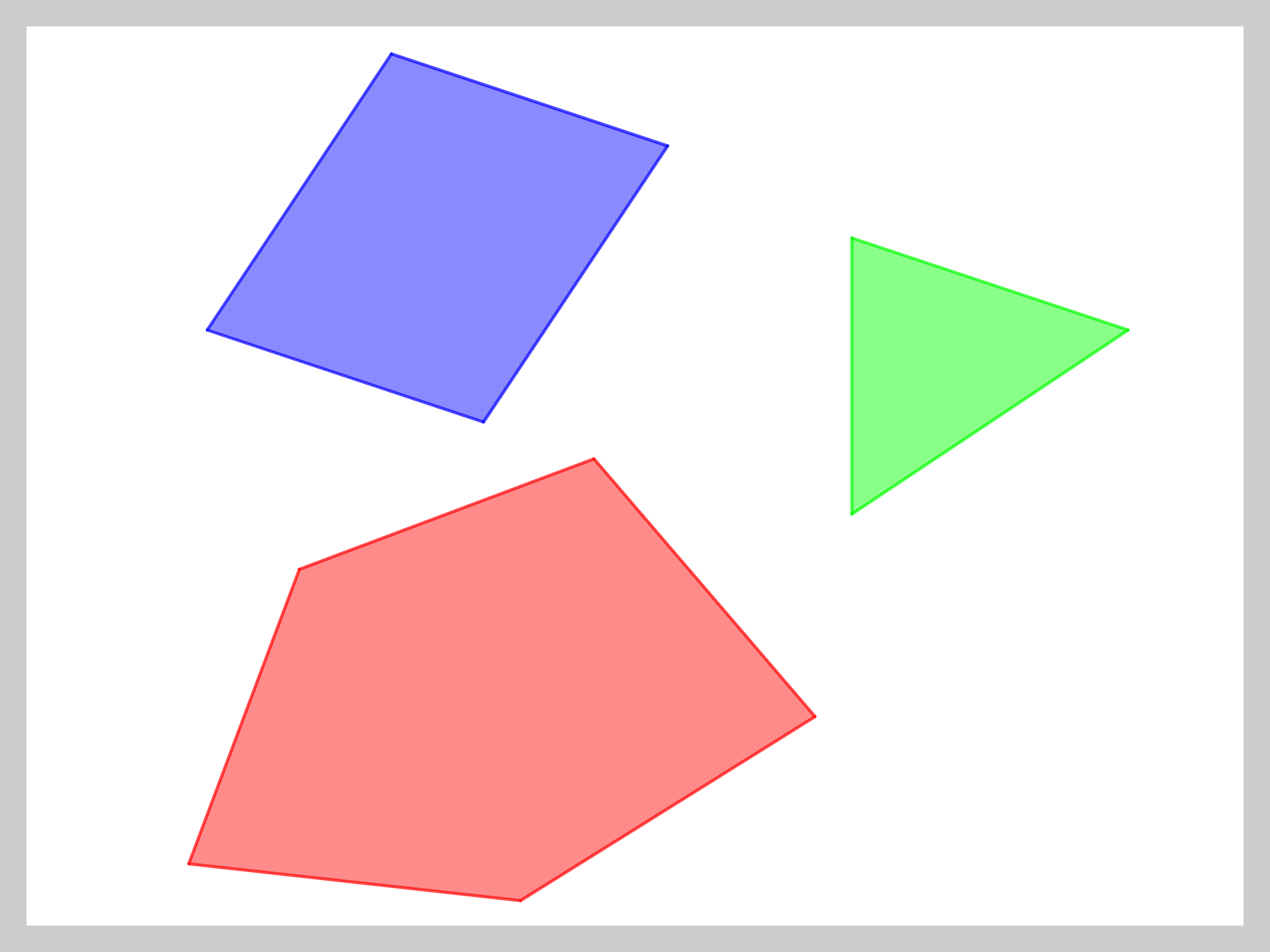 Simple polygons example