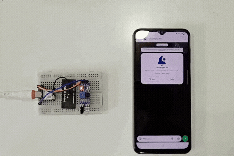 xiao esp32 whatsapp api demo working demonstration