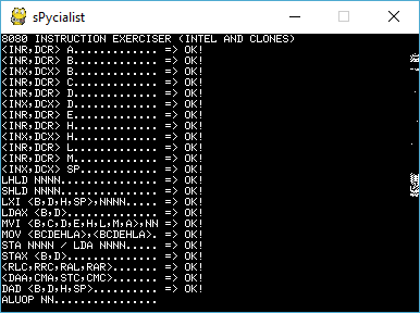 8080/8085 CPU Exerciser