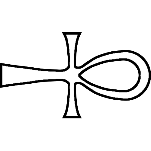 Ankh sideways