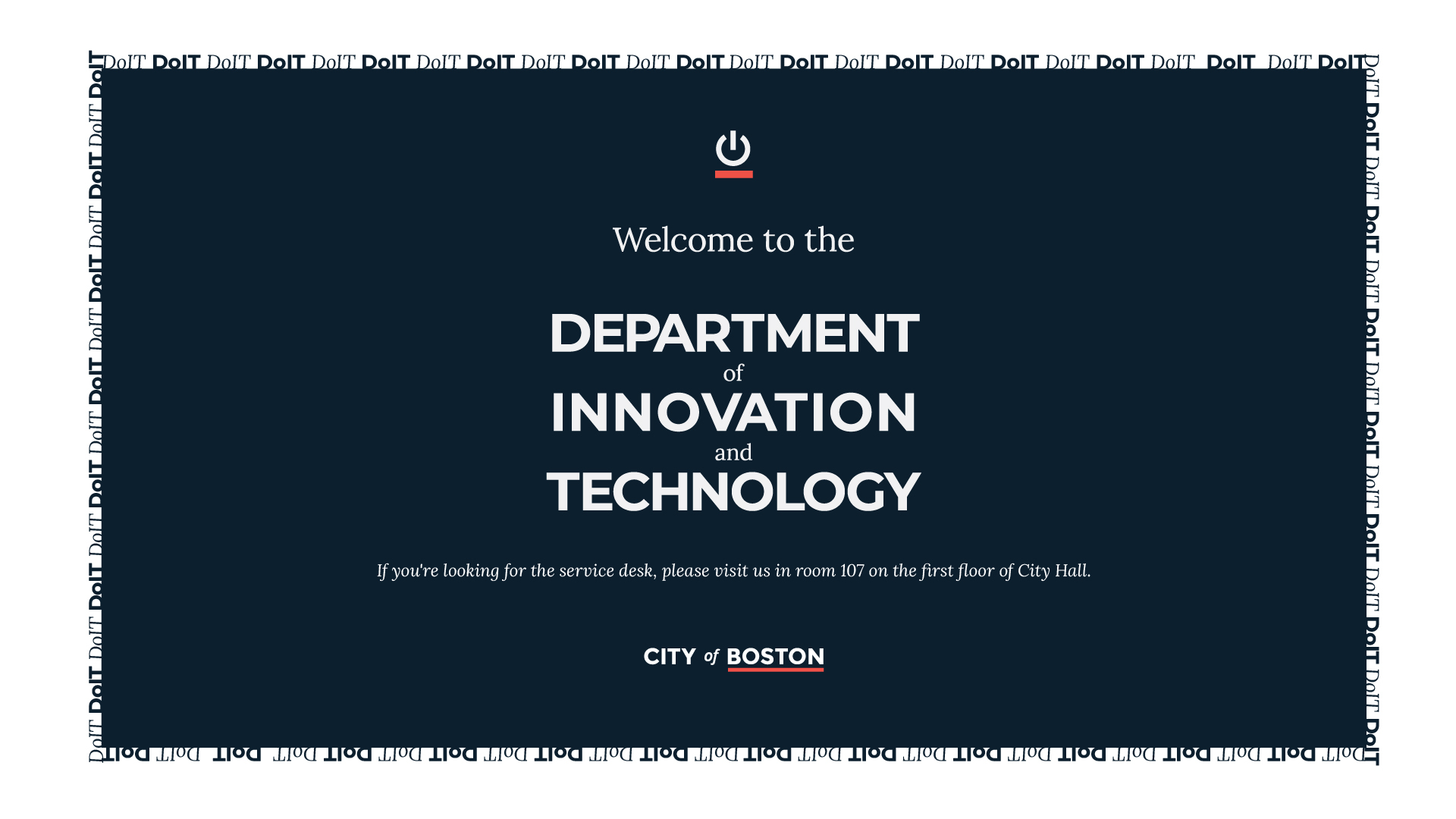  Welcome to the Department of Innovation and Technology!