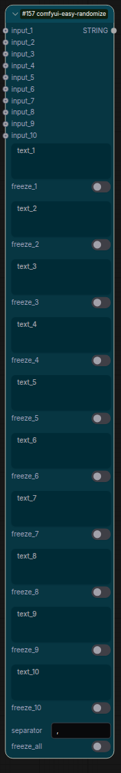 Freezable String Combiner