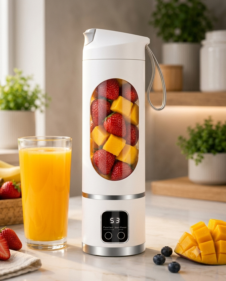 Liquidificador Portátil Recarregável 8 Lâminas