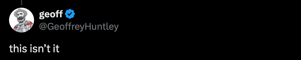 Geoff Huntley responding 'nah' to various Ralph interpretations