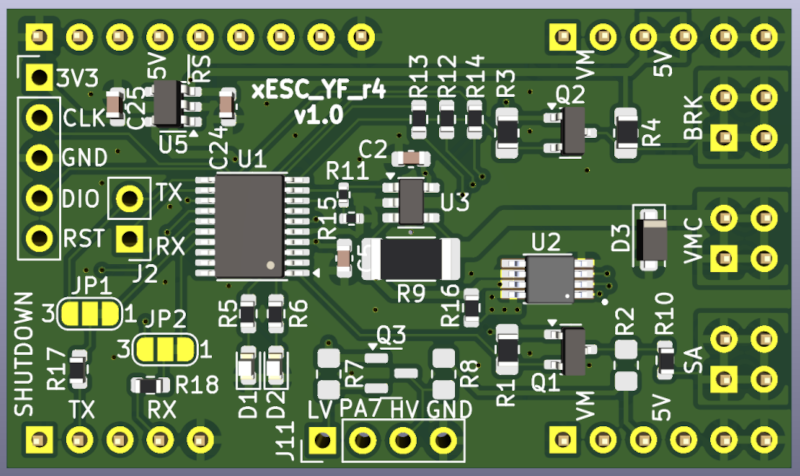 XESC YF rev4-adapter, from the project README