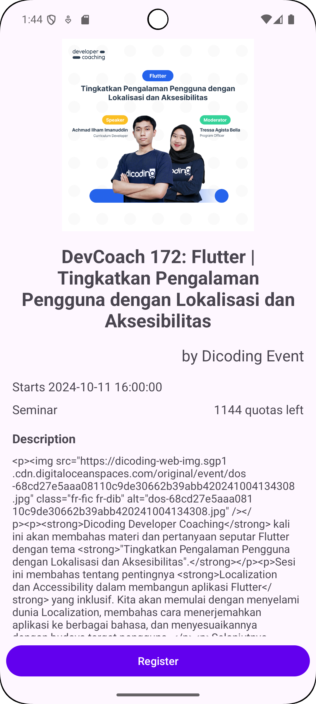 GitHub - Clesssss/Dicoding-Event