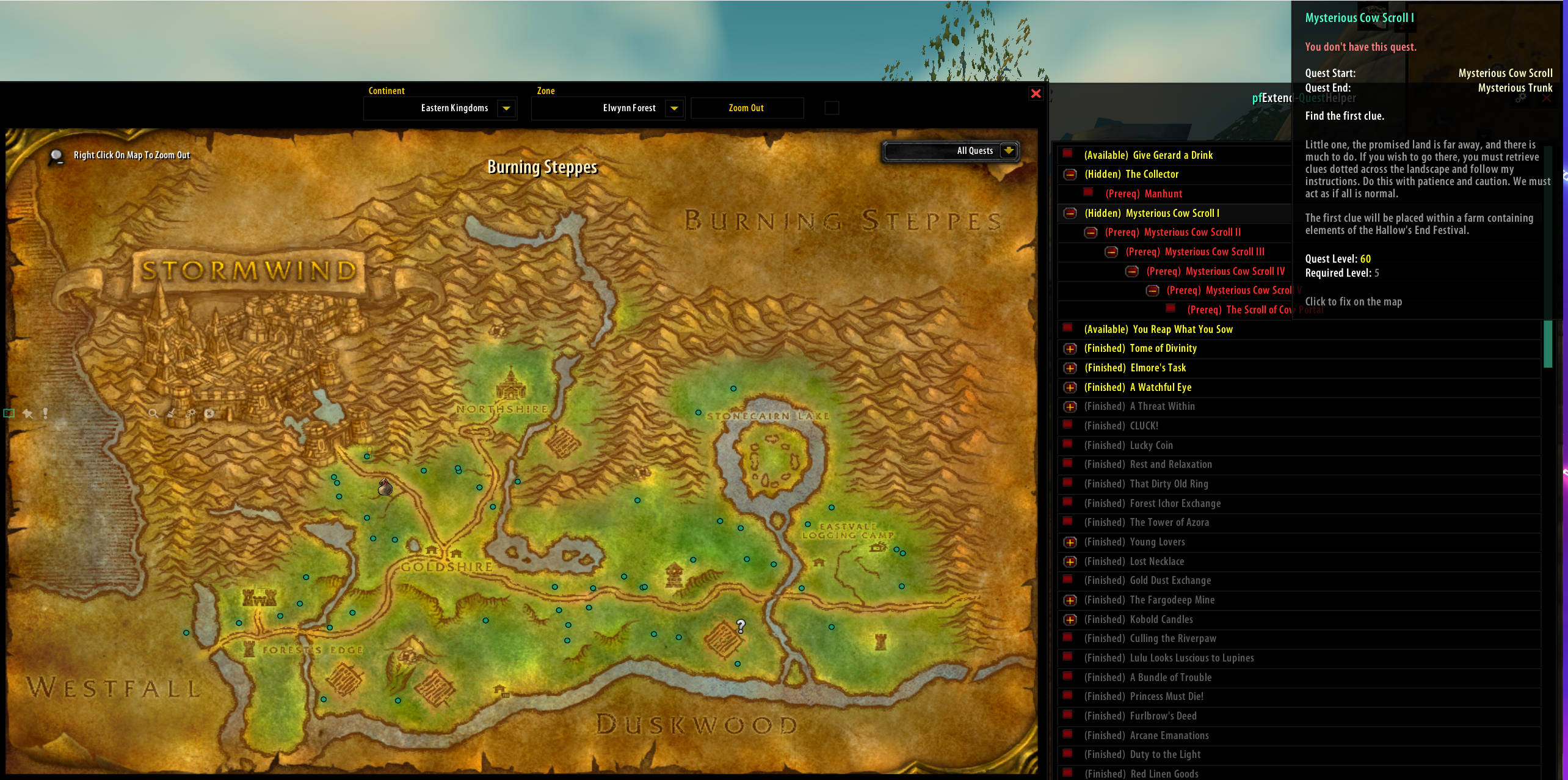 [Release] pfExtend - Extension for pfQuest | Loot Display & Quest Chain ...