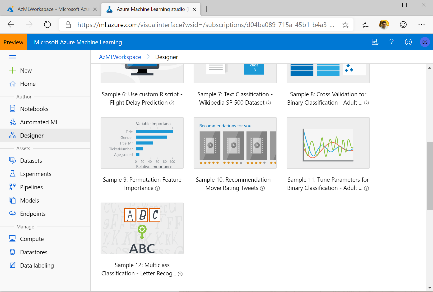 Azure ML Designer