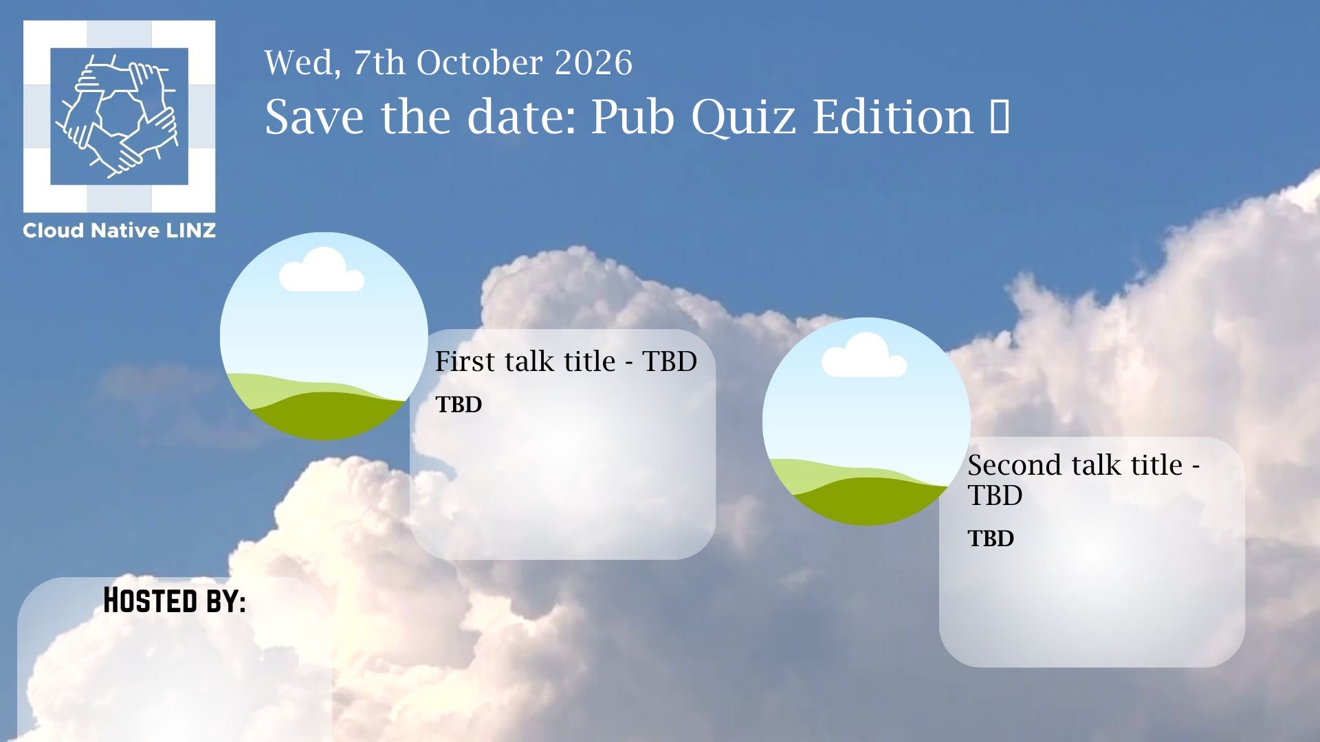 Save the date: Pub Quiz Edition 🥳