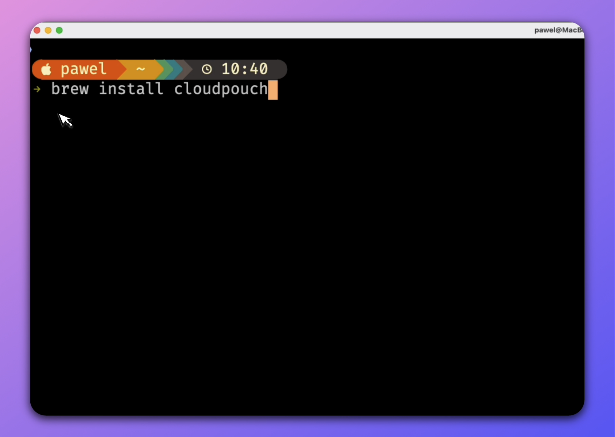 CloudPouch screenshot