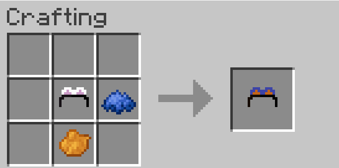 Dyeing Cat Ears with blue (main) and orange (accent)